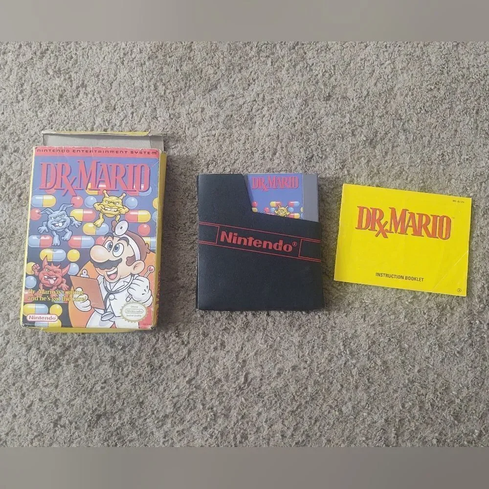 Dr. Mario for Nintendo NES COMPLETE PRE-OWNED WITH BOX & MANUAL